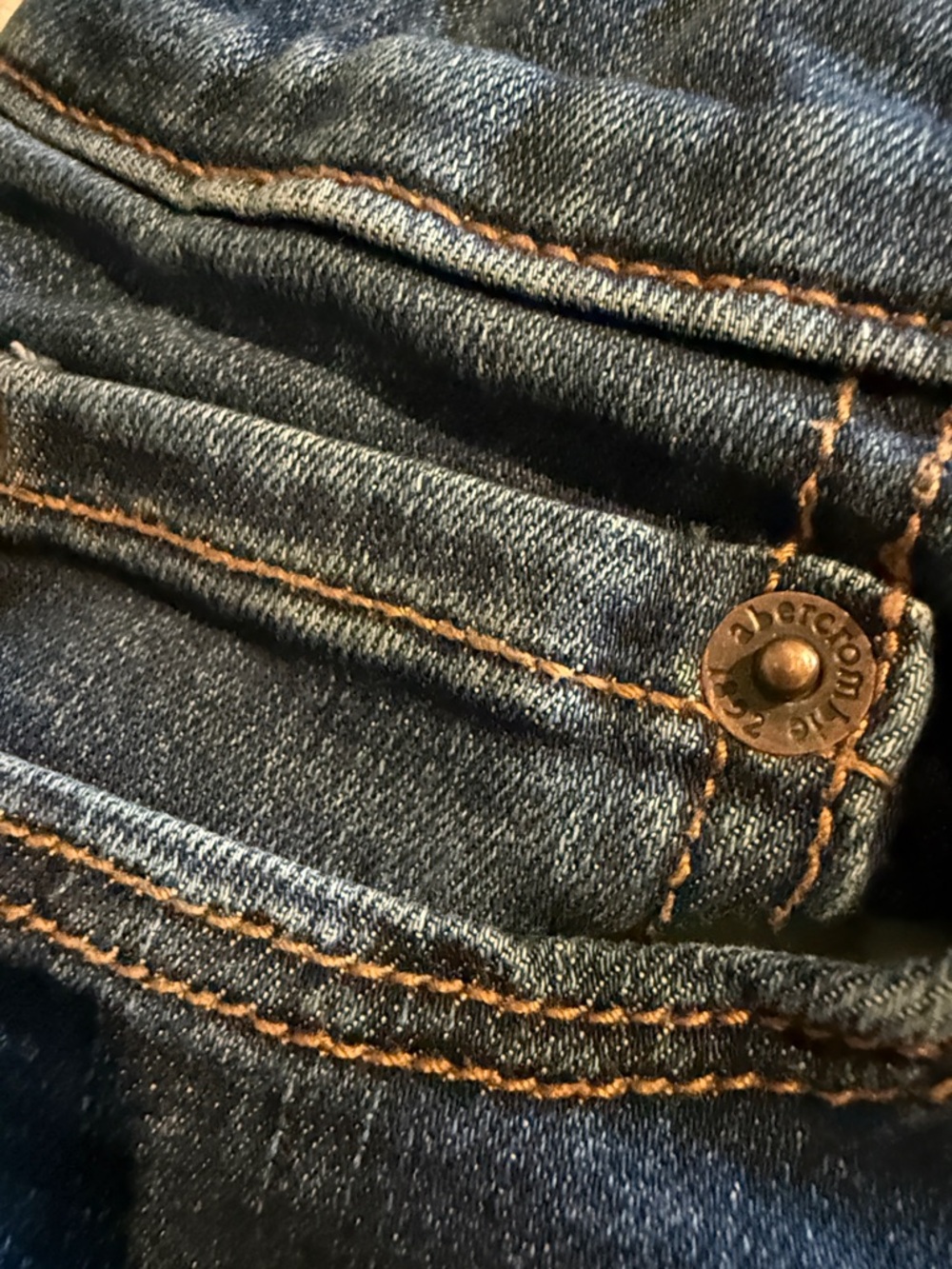 abercrombie kids dark blue straight jeans - Picture 6 of 10